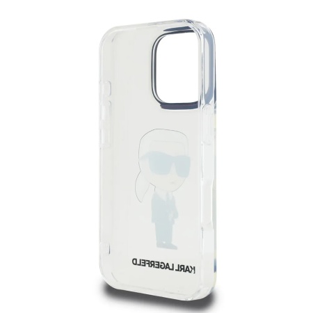 Чехол Lagerfeld PC/TPU NFT Karl Ikonik для iPhone 16 Pro Max. Цвет: прозрачный