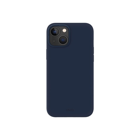 Чехол Uniq LINO для iPhone 14. Цвет: синий