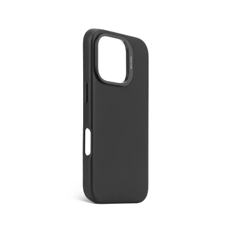 Чехол защитный Decoded Leather Back Cover для iPhone 16 Pro Max. Цвет: черный