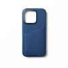 Чехол защитный Mujjo Full Leather Wallet Case для iPhone 16 Pro Max. Цвет: синий