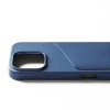 Чехол защитный Mujjo Full Leather Wallet Case для iPhone 16 Pro Max. Цвет: синий