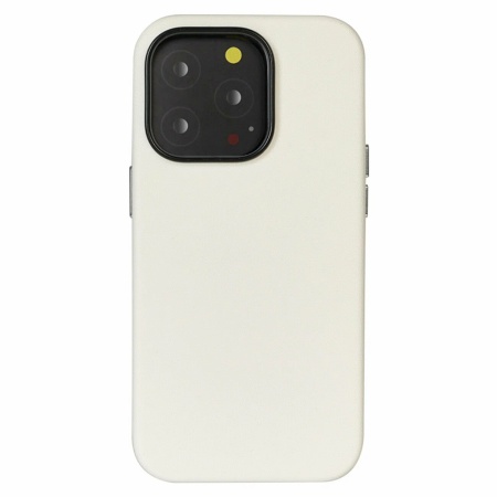 Чехол K-DOO Noble Collection Magsafe для iPhone 14 Pro, кожа. Цвет: белый