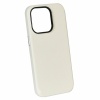 Чехол K-DOO Noble Collection Magsafe для iPhone 14 Pro, кожа. Цвет: белый