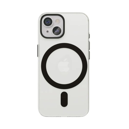 Чехол защитный vlp diamond case с MagSafe для iPhone 15. Цвет: черный