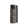 Чехол Guess PU 4G Stripes Hard для iPhone 15 Pro Max. Цвет: коричневый