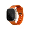 Ремешок силиконовый Uniq Stride FKM для Apple Watch 49мм/45мм/44мм/42мм. Цвет: оранжевый