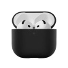 Чехол усиленный uBear Touch Pro для AirPods 4, силикон. Цвет: черный