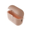 Чехол UNIQ CLYDE Lock case для AirPods Pro 2, силикон с карабином. Цвет: розовый