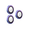 Защитное стекло BlueO Camera lens Armor metal д/камеры iPhone 14 Pro (3 шт.). Цвет: разноцветный