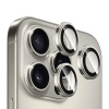 Защитное стекло BlueO Camera lens SAPPHIRE Alloy д/камеры iPhone 16 P/16 PM (3 шт.). Цвет: нат. т.