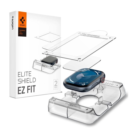 Защитное стекло SPIGEN Elite Shield ”EZ FIT” 2-PACK для Apple Watch 10 46 мм