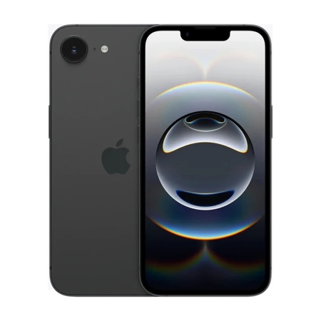 Смартфон Apple iPhone 16e 128 ГБ (nano-SIM + eSIM). Цвет: черный