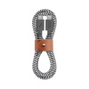 Кабель Native Union USB-C — USB-C, 240W, 2.4м. Цвет: "Зебра"