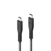 Кабель EnergEA FLOW USB-C — USB-C 3.2, PD 240Вт, 5A, 1 м. Цвет: черный