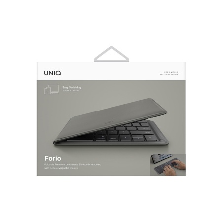 Беспроводная клавиатура Uniq FORIO Foldable Bluettoth Keyboard. Цвет: зеленый