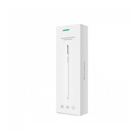 Стилус UGREEN LP452 Smart Stylus Pen USB-C Charging для Apple iPad. Цвет: белый