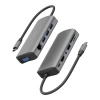 USB-хаб EnergEA AluHUB Max 11-in-1 Superspeed Aluminium USB-C 100W. Цвет: серый