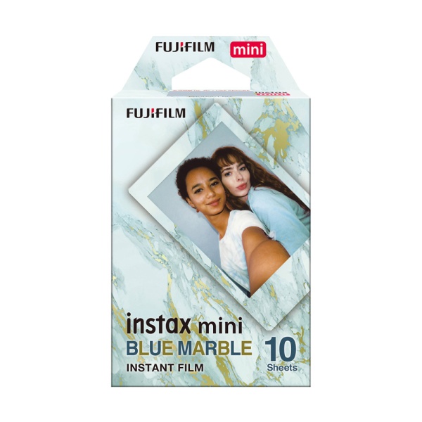 Картридж FUJIFILM Colorfilm Instax MINI Blue Marble с цветной рамкой, 10 листов