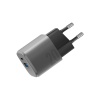 Адаптер питания EnergEA Ampcharge GaN20 USB-C, USB-A QC 3.0, 20W Gunmetal