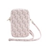 Сумка Guess Wallet Zipper Pouch G CUBE для iPhone. Цвет: розовый