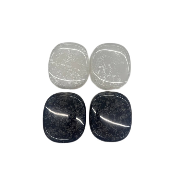 Чехол с принтом для AirPods Max, силикон. Цвет: белый