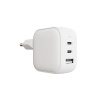 Сетевое зарядное устройство VLP G-Charge 65Вт, 2xUSB-C, 1xUSB-A, PD, QC. Цвет: белый