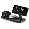 Беспроводное зарядное устройство Satechi Magnetic 3 в 1 Qi2 Trio Wireless Charging Pad. Цвет: черный