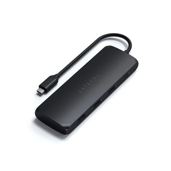 USB-хаб Satechi USB-C Hybrid Multiport Adapter (with SSD Enclosure). Цвет: черный