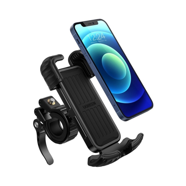 Держатель для телефона на велосипед UGREEN LP494 Bike Mount Phone Holder. Цвет: черный