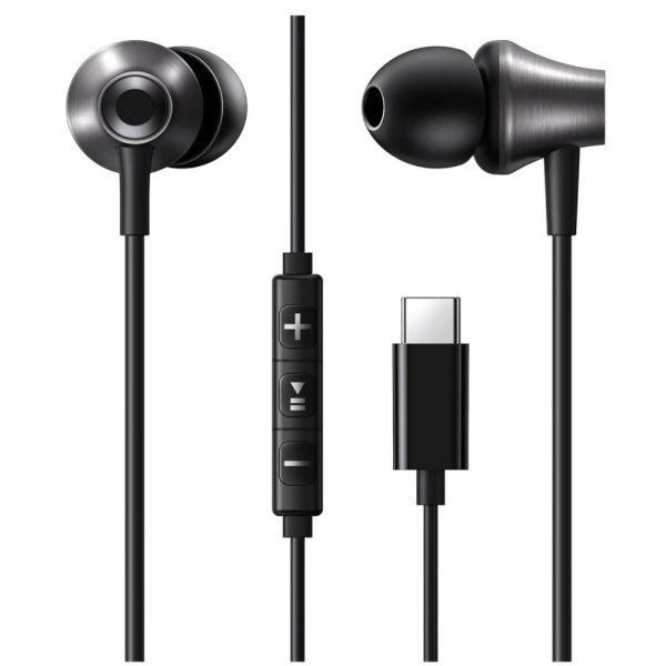 Проводные наушники UGREEN EP105 In-Ear Earphones Type-C. Цвет: черный