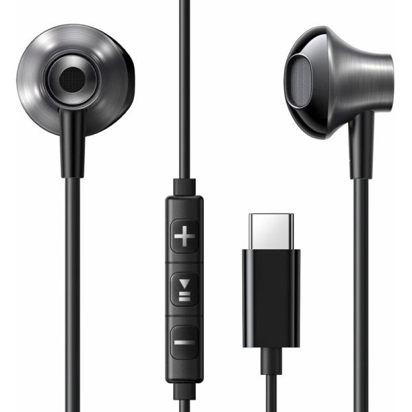 Проводные наушники UGREEN EP106 Wired Earphones Type-C. Цвет: черный