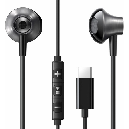 Проводные наушники UGREEN EP106 Wired Earphones Type-C. Цвет: черный