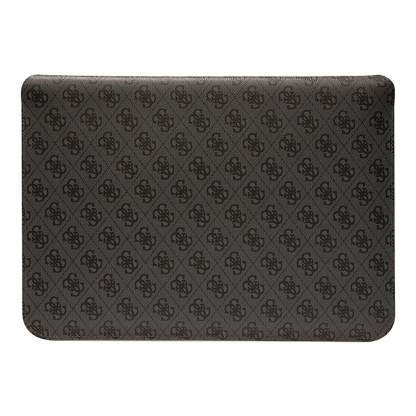 Чехол Guess Sleeve 4G Bottom stripe Metal logo для ноутбуков 13"/14". Цвет: черный