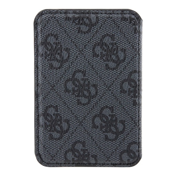Магнитный бумажник Guess Cardslot MagSafe PU 4G Stripes. Цвет: чёрный