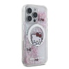 Чехол Hello Kitty Liquid Glitter Sweet Kitty Bows для iPhone 16 Pro. Цвет: белый