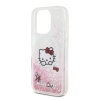 Чехол Hello Kitty Liquid Glitter Sweet Kitty Bows для iPhone 16 Pro. Цвет: белый