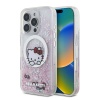 Чехол Hello Kitty Liquid Glitter Sweet Kitty Bows для iPhone 16 Pro. Цвет: белый