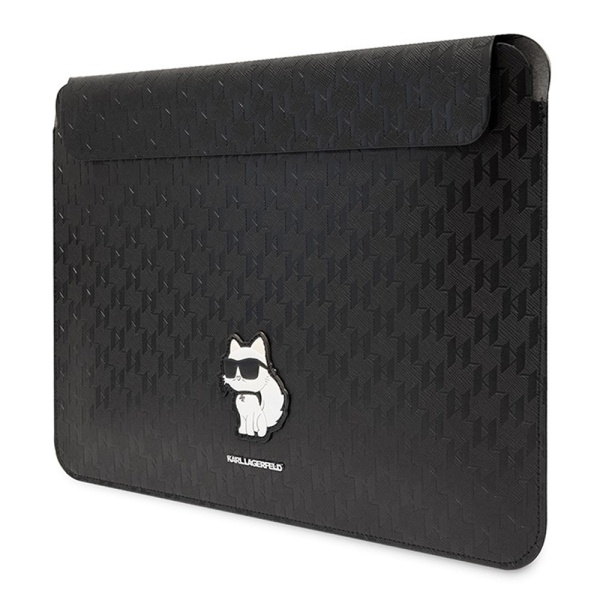 Чехол Lagerfeld Saffiano Sleeve Monogram NFT Choupette для ноутбуков 13"/14". Цвет: черный