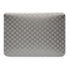 Чехол Lagerfeld  Saffiano Sleeve Monogram NFT Choupette для ноутбуков 16". Цвет: серебристый