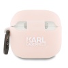 Чехол Lagerfeld Silicone case with ring NFT 3D Choupette для AirPods 4. Цвет: розовый