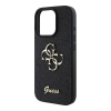 Чехол Guess Fixed Glitters 4G Big metal logo для iPhone 16 Pro Max. Цвет: черный