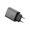 Адаптер питания EnergEA AmpCharge Gan65, 2USB-C/1USB-A PD65W+USB-A PPS/QC3.0 total 65W. Цвет: серый