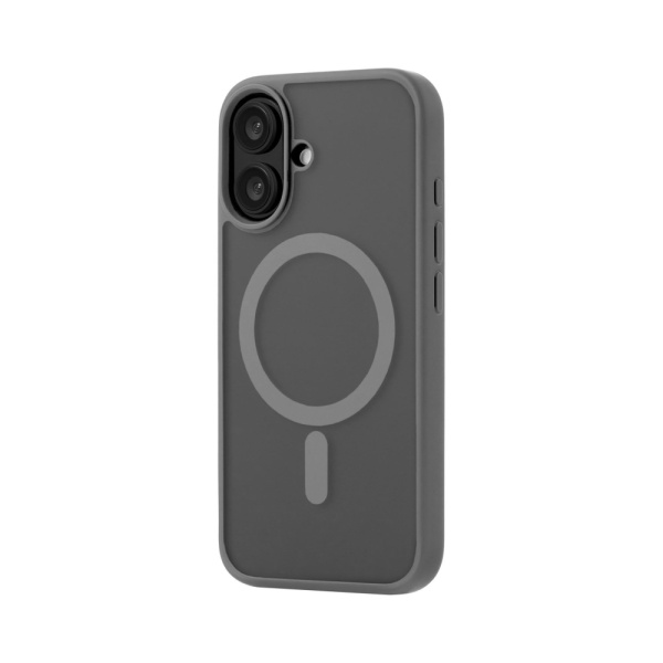 Чехол защитный uBear Cloud Mag Case для iPhone 16. Цвет: серый