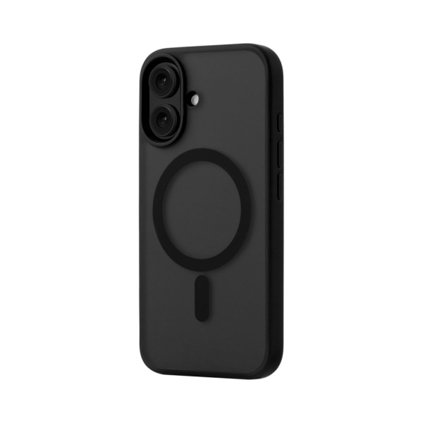 Чехол защитный uBear Cloud Mag Case для iPhone 16 Plus. Цвет: черный