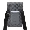 Сумка Lagerfeld Wallet Phone Pouch Saffiano Monogram NFT Karl Ikonik для iPhone. Цвет: серебристый