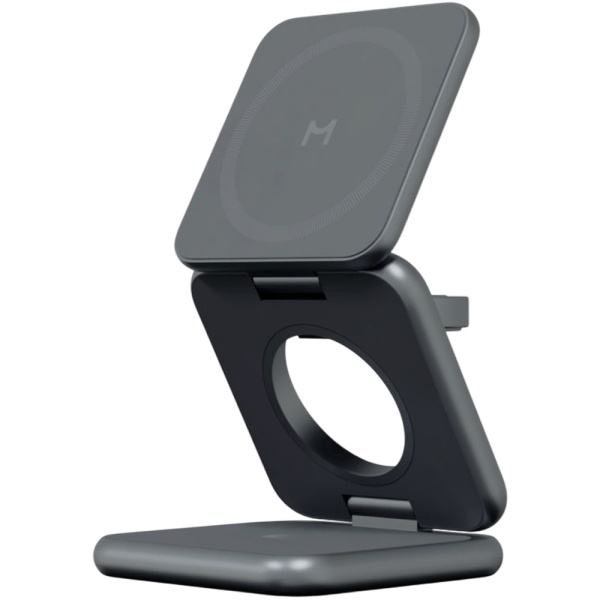 Беспроводное з/у Magssory Fold Pro 3 в 1 с Magsafe. Цвет: полночь