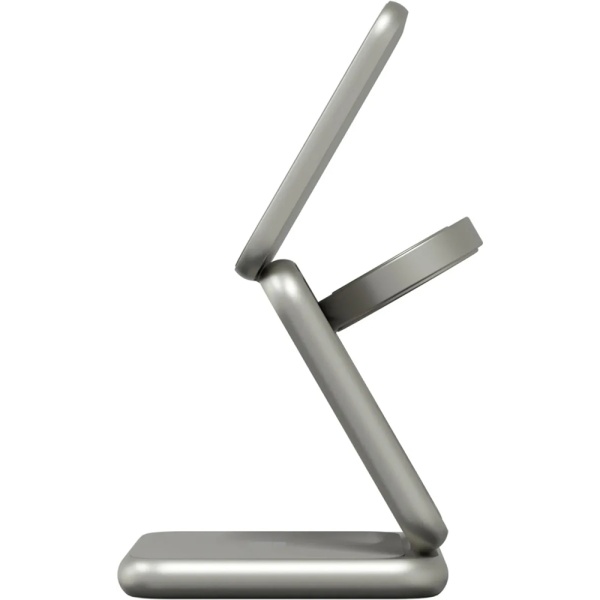 Беспроводное з/у Magssory Fold Pro 3 в 1 с Magsafe. Цвет: титан