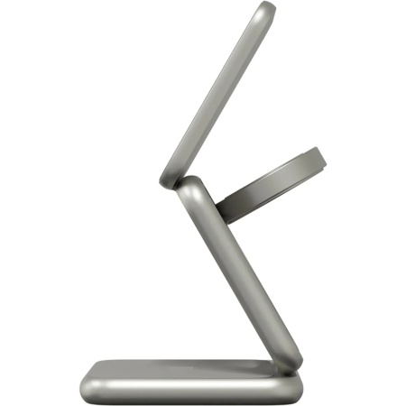 Беспроводное з/у Magssory Fold Pro 3 в 1 с Magsafe. Цвет: титан