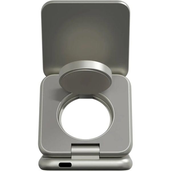 Беспроводное з/у Magssory Fold Pro 3 в 1 с Magsafe. Цвет: титан