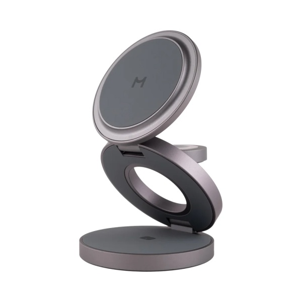 Беспроводное з/у Magssory Disc Signature WCH033m 3 в 1 с Magsafe. Цвет: полночь